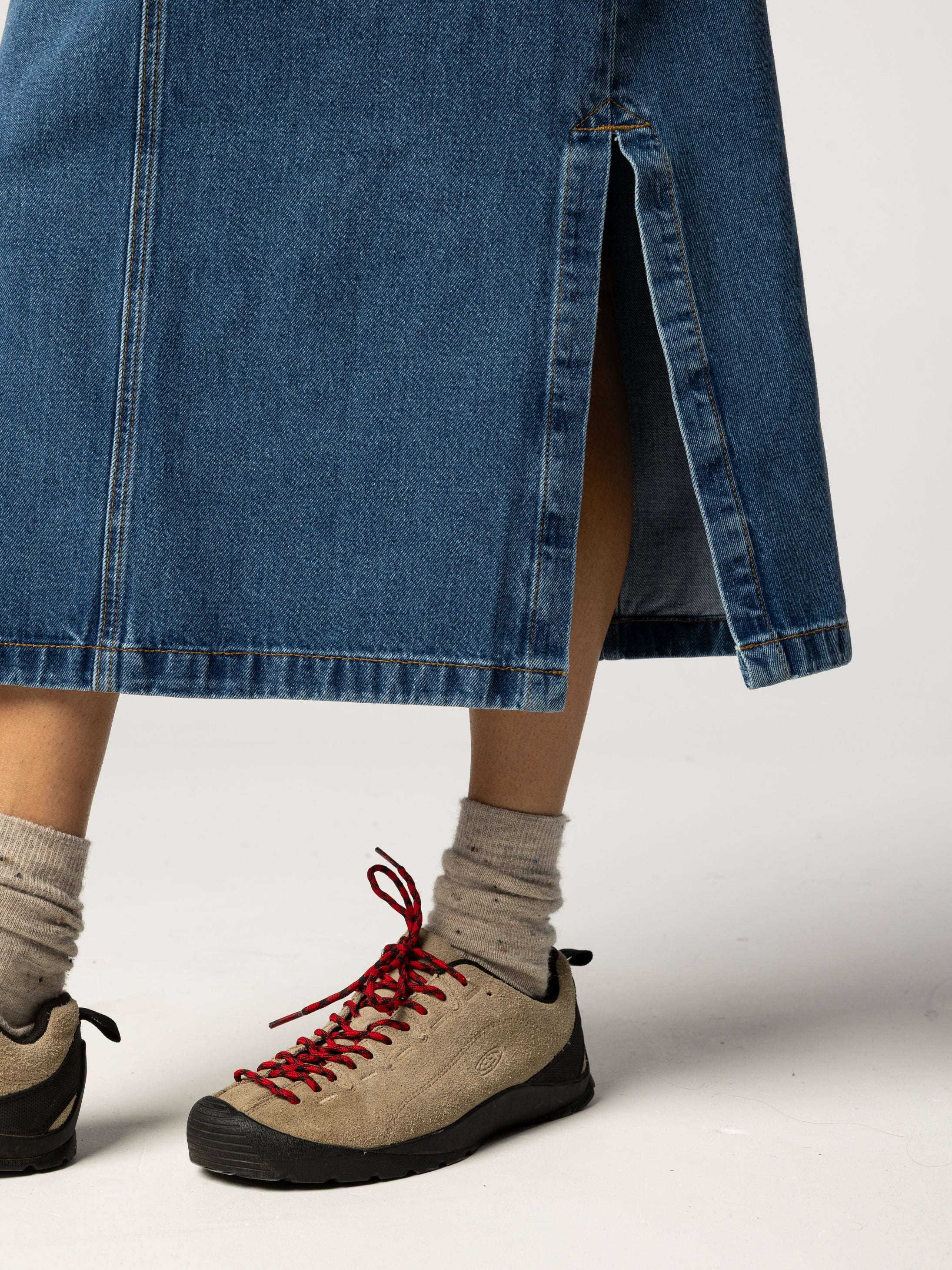 Women's Yarrel Denim A Line Skirt - Image 6