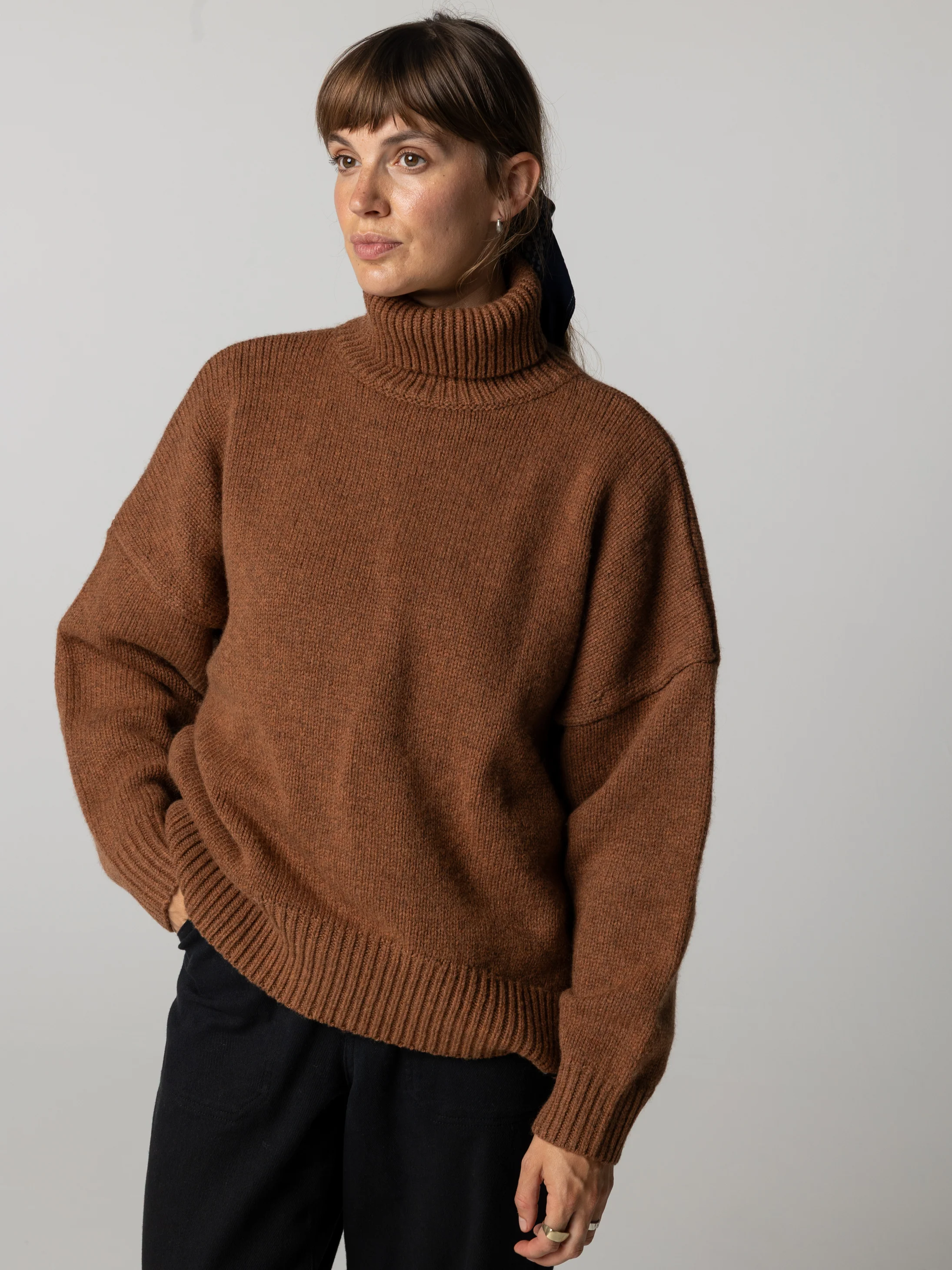 Women's Eyre Roll Neck Knit Jumper - Image 3