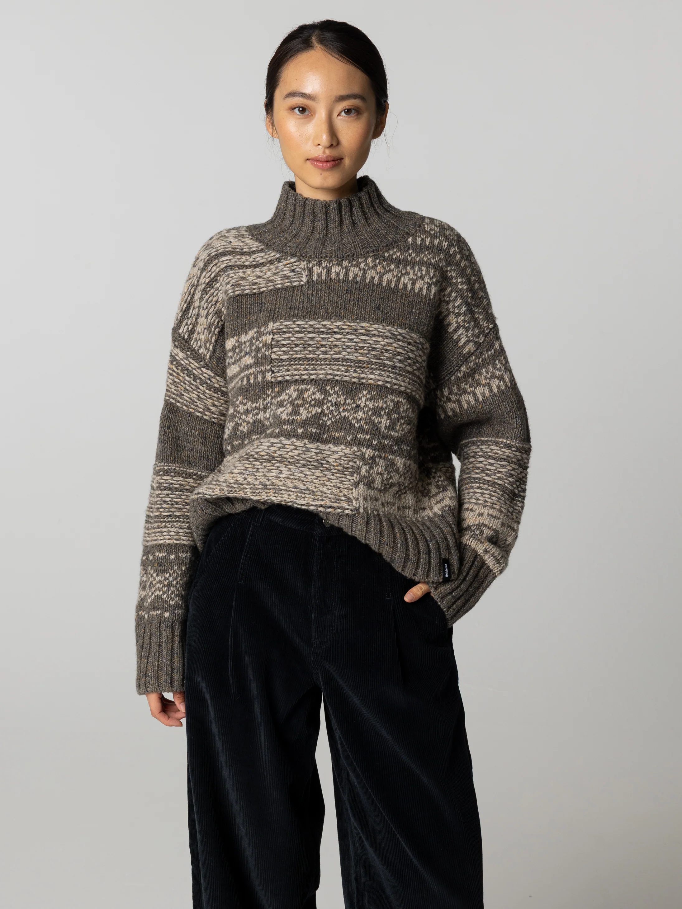 Women's Idless Broken Fair Isle Jumper - Image 3